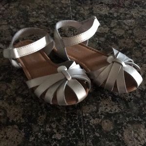 Silver cat and jack sandals